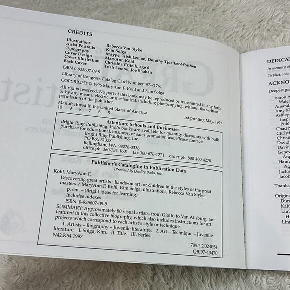 Homeschool Art Book Lot Discovering Great Artists, Masterpiece of the Month GOOD - Picture 2 of 15